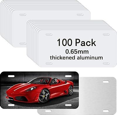 OKBA 15 Pack Sublimation License Plate Blanks,Metal India | Ubuy