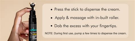 mCaffeine Coffee Under Eye Cream Gel for Dark Circles, Puffiness & Fine ...