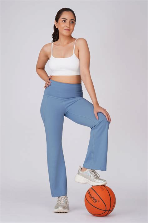 Flare Pants - Teal Blue – HERSENSE