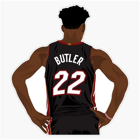Buy JB Print Jimmy Butler 22 Vinyl Decal Sticker Car Waterproof Car ...