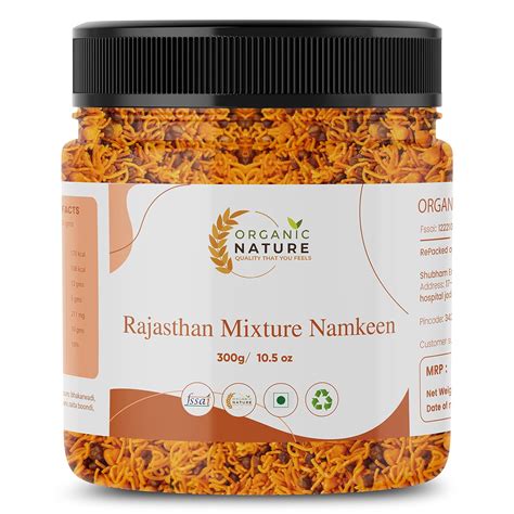 ORGANIC NATURE Rajasthani Mixture Namkeen Pack of 1 of 200 Grams ...