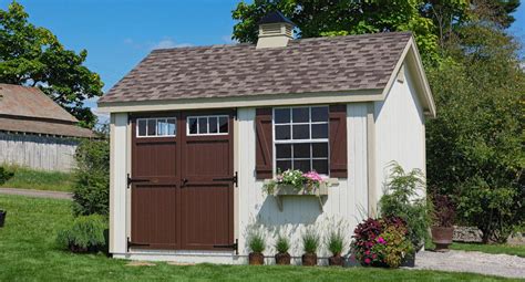 Little Cottage Company Colonial Pinehurst 8X8 Wood Shed | Free Shipping