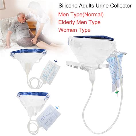 Silicone Adults Urine Collector with Catheter Bag