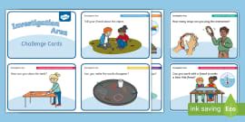 Sand Area Continuous Provision Challenge Cards | Twinkl