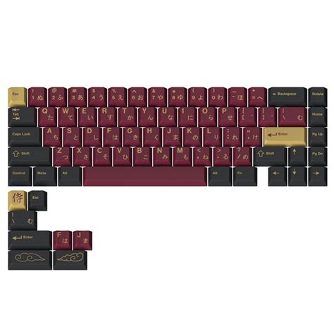 Buy DROP + Redsuns GMK Red Samurai Keycap Set for 65% Keyboards ...