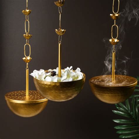 Buy Brass Hanging Loban - Dhoop for Home Purifying | Ritualistic