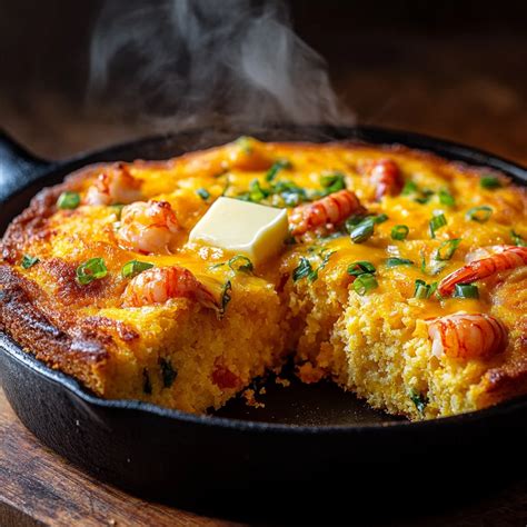 Crawfish Cornbread With Jiffy Mix Recipe