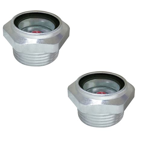 Buy 3/4inch NPT Air Compressor Oil Glass 1'' OD Male Thread Aluminum ...