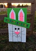Image result for Easter Bunny Wooden Cutouts Free Standing