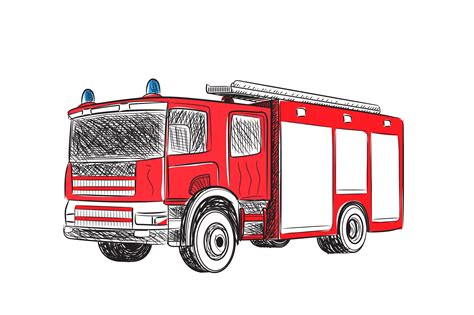 Fire Truck Images For Drawing - Surrealist Drawing Techniques