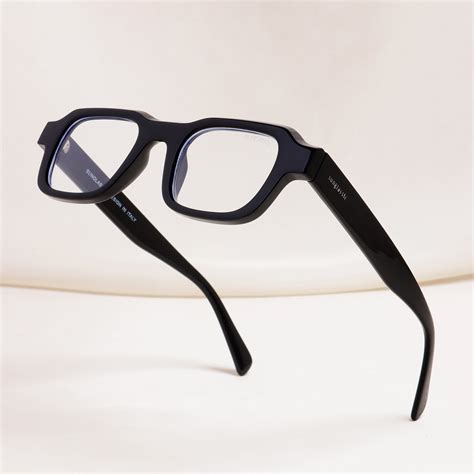 Buy Walter Black Anti Blue Light Square Sunglasses - Online – Sunglassic.in