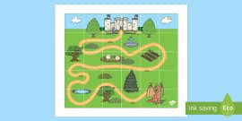 Three Little Pigs Bee-Bot Mat | EYLF Resources | Twinkl