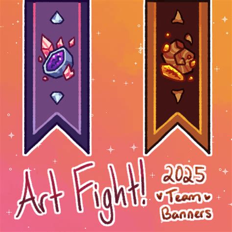 Art Fight 2025 Team Banners - BaubleBee's Ko-fi Shop