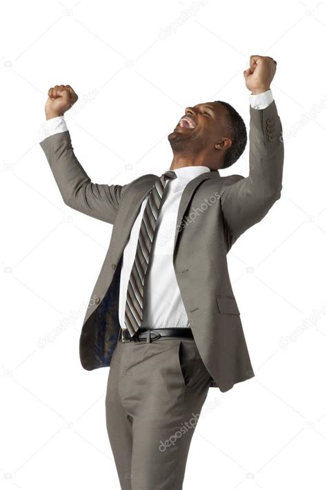 Happy Black Businessman 的图像结果