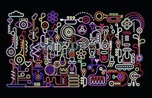 The Shutterstock Collection Music Shop Abstract Art Vector Illustration ...