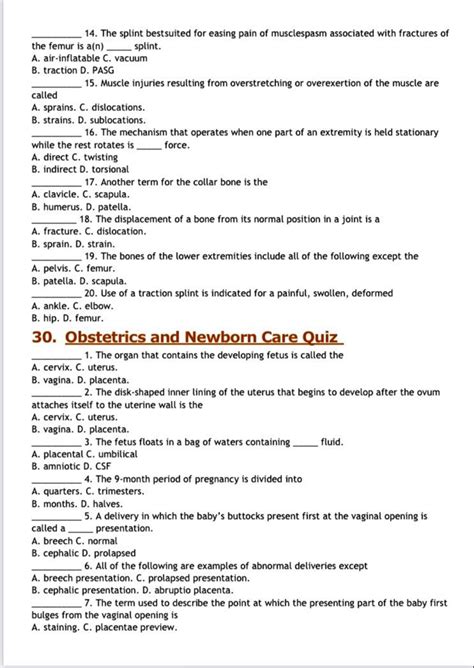 32 Obstetrics and newborn care management - Nursing - Studocu
