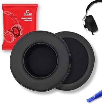 Crysendo Headphone Cushion 100mm Leather for Redgear Cosmo 7.1 USB ...