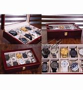 Image result for Authentic Personalized Leather 10 Slot Watch Box