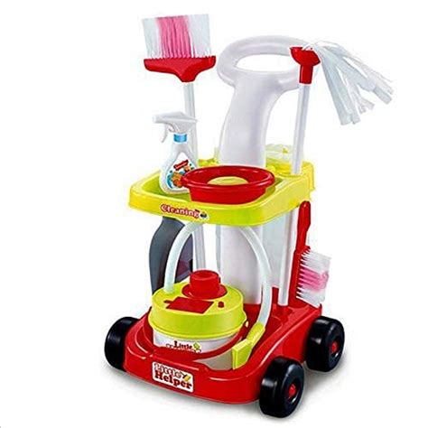 Buy Toyshine Little Helper Cleaning Trolley Cart with Many Cleaning ...