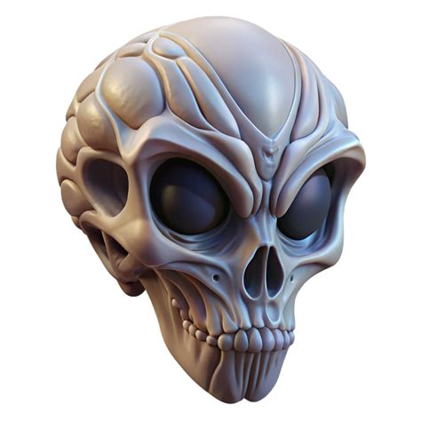 Image result for Alien Skull PNG