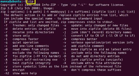 Image result for Zip Command in Linux