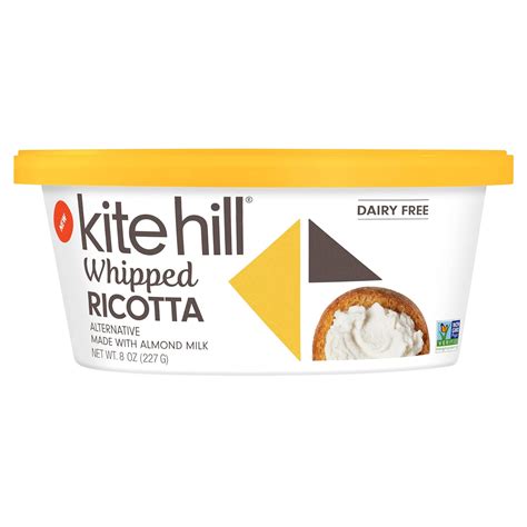 Amazon.com: Kite Hill Whipped Almond Milk Ricotta Cheese Alternative, 8 ...