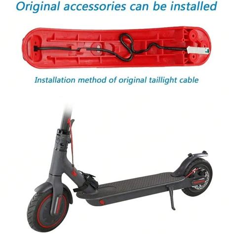 Para-lama traseiro para scooter elétrica Mi M365 Pro 2 1S, para-lama ...