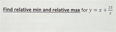 Image result for How to Know If a Function Has Relative Max or Min