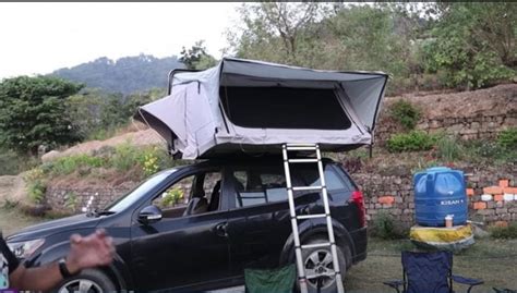 Check Out This Mahindra XUV500 With A Rooftop Tent For Campers » Car ...