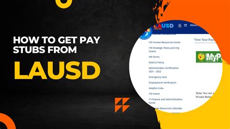 How to Get Pay Stubs From LAUSD?