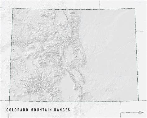 map of colorado mountain ranges