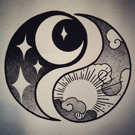 Cool Yin And Yang Drawings - Drawing.rjuuc.edu.np