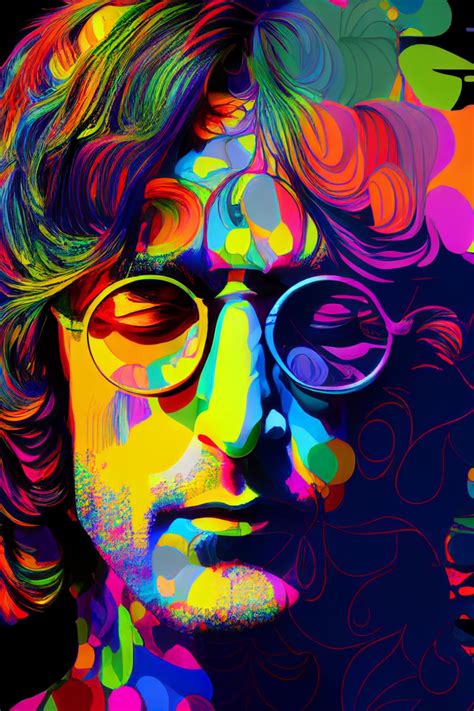 PRINTABLE John Lennon Art Abstract Art John Lennon Poster - Etsy ...
