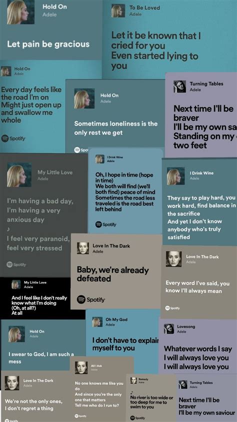 #adele#adele lyrics | Adele songs, Adele albums, Adele lyrics