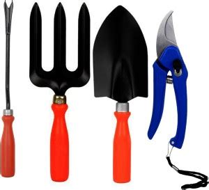 ADOLF Garden Hand Tool I Weeder, Fork , Transplanter/Trowel and Pruner ...