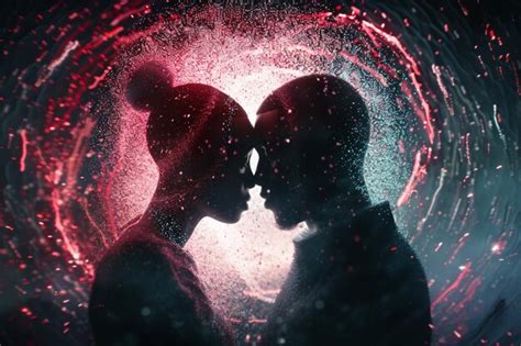 Subatomic particle collider experiment leading to | Premium AI ...