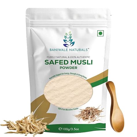 Baniwale Naturals 100% Pure Safed Musli Powder (100g) – Authentic ...