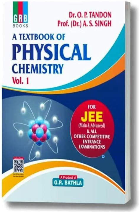 A Textbook Of Physical Chemistry (Vol. 1) For JEE (Main & Advanced ...
