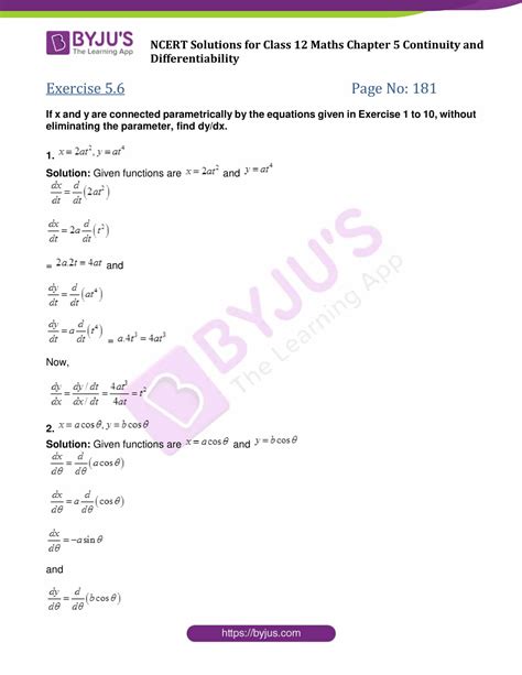 Class 12 Maths Chapter 5 Continuity and Differentiability 的图像结果