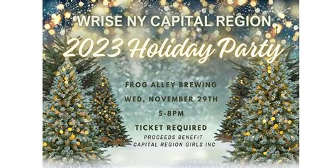 WRISE NY Capital Region 2023 Holiday Party, Frog Alley Brewing ...