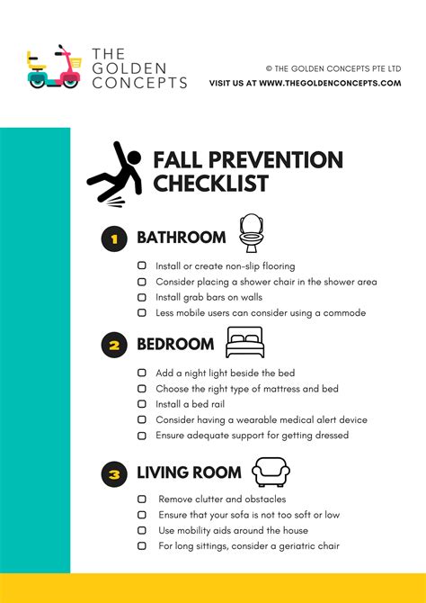 Image result for Printable Fall Prevention Checklist
