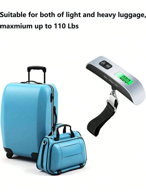Balanza digital portátil para equipaje con capacidad de hasta 110 ...