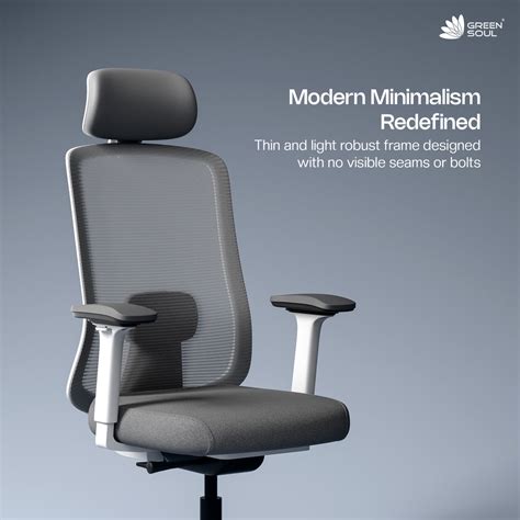 Buy Green Soul New Cosmos Pro Minimal Design Ergonomic Office Chair ...