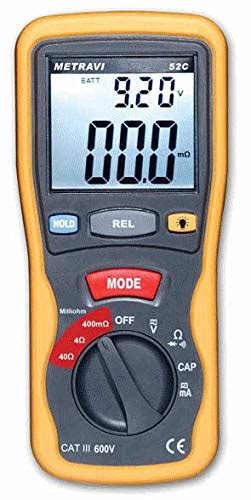 Metravi 52C Digital Milli Ohms Meter : Amazon.in: Industrial & Scientific