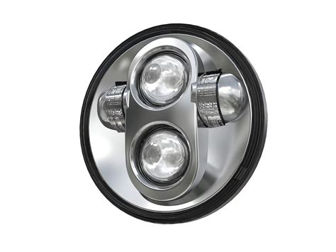 TRUCKMALL 5.75 inch LED Headlight DOT Bulb Light Kit Motorcycle ...