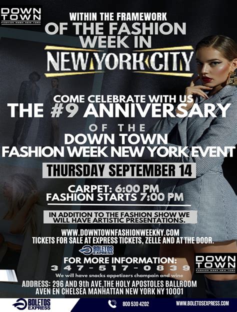New York Fashion Week Tickets - BoletosExpress