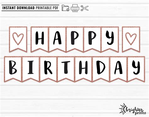 Free Printable Birthday Banner - FREE Printable A-Z