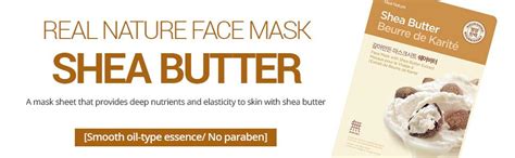 Buy The Faceshop Real Nature Shea Butter Face Mask, 20g (Pack of 1 ...