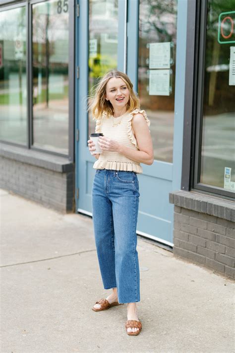 7 Petite Wide Leg Pants Outfit Ideas - Poor Little It Girl