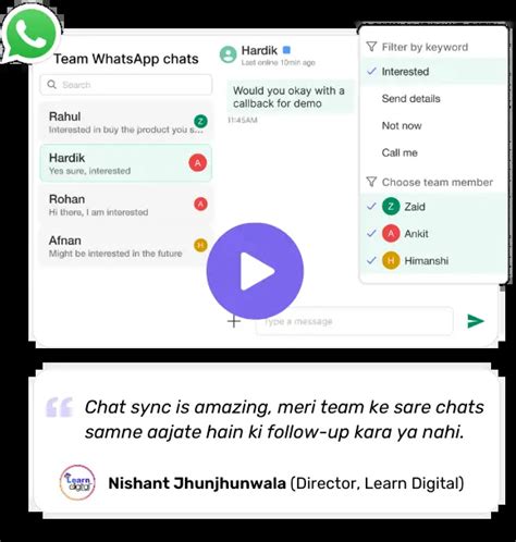WhatsApp CRM - Turn Your WhatsApp into a Sales Machine